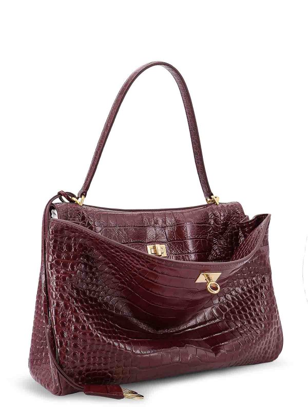 The Best Shops BALENCIAGA: cross body bags - Rodeo shoulder bag in coconut effect leather