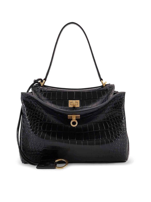 BALENCIAGA: クロスボディバッグ - クロスボディバッグ - 黒