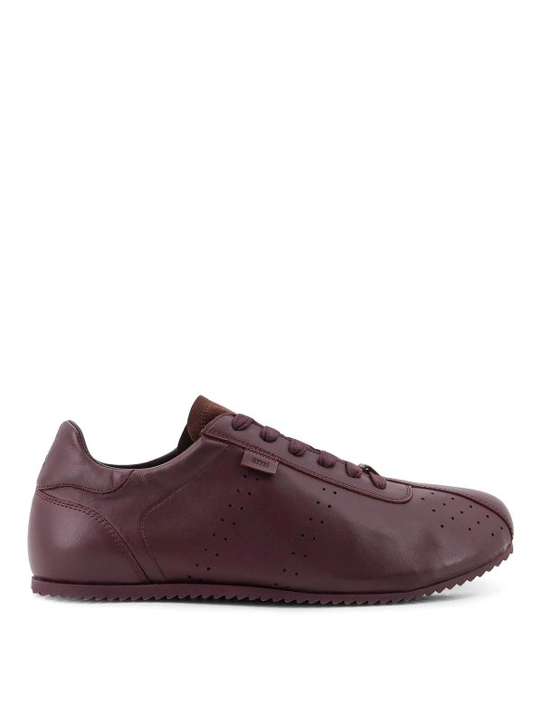 AMI PARIS: trainers - Low-top leather sneakers