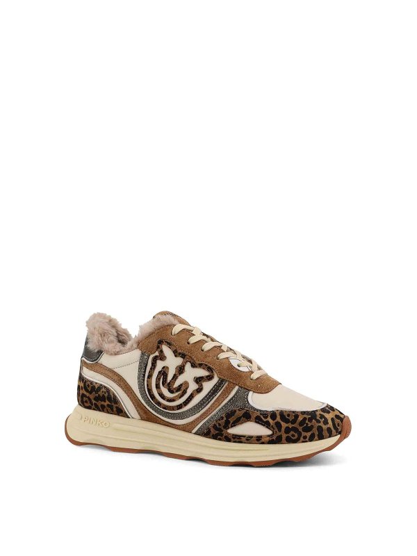 Pinko: sneakers online - Sneakers Low-Top Zoe 01 In Pelle