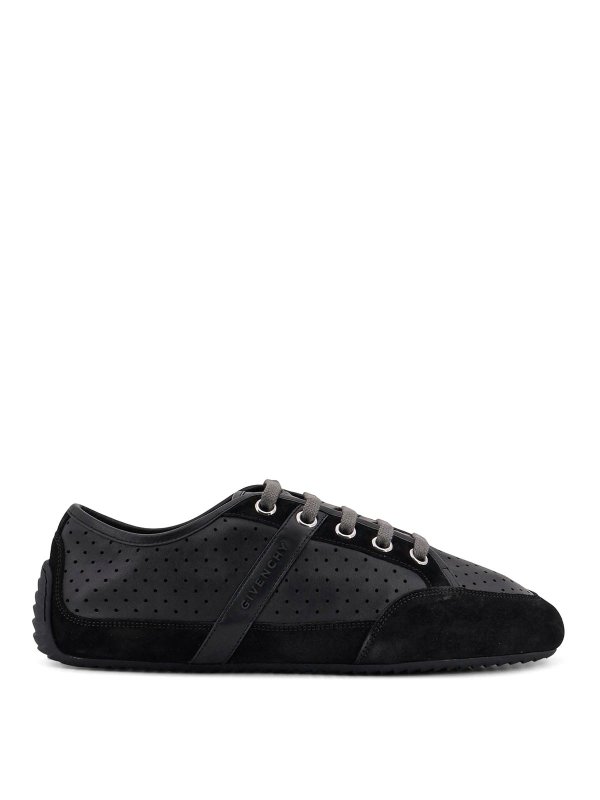 GIVENCHY: trainers - Low-top Baskets leather and suede sneakers