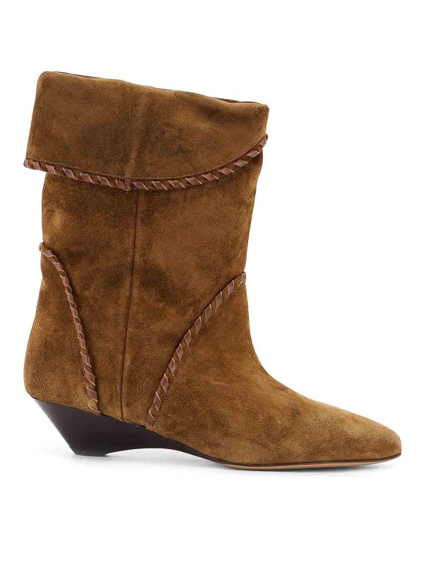 ISABEL MARANT: ankle boots - Edoa Boots in Suede