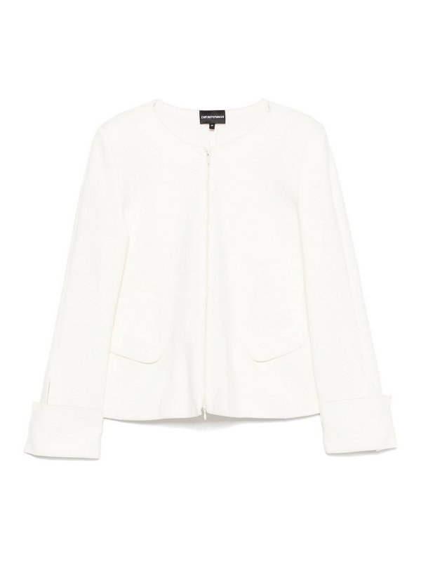 EMPORIO ARMANI: Casualjacken - Casualjacke - Weiß