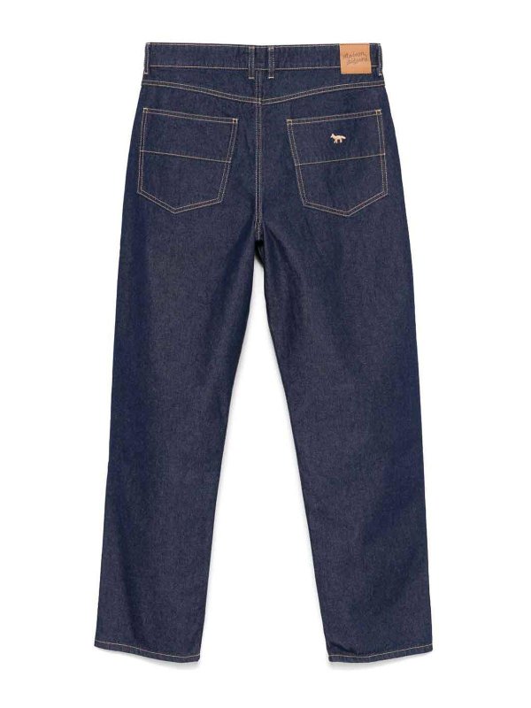 MAISON KITSUNÉ: bootcut jeans online - Straight-Leg Denim Jeans