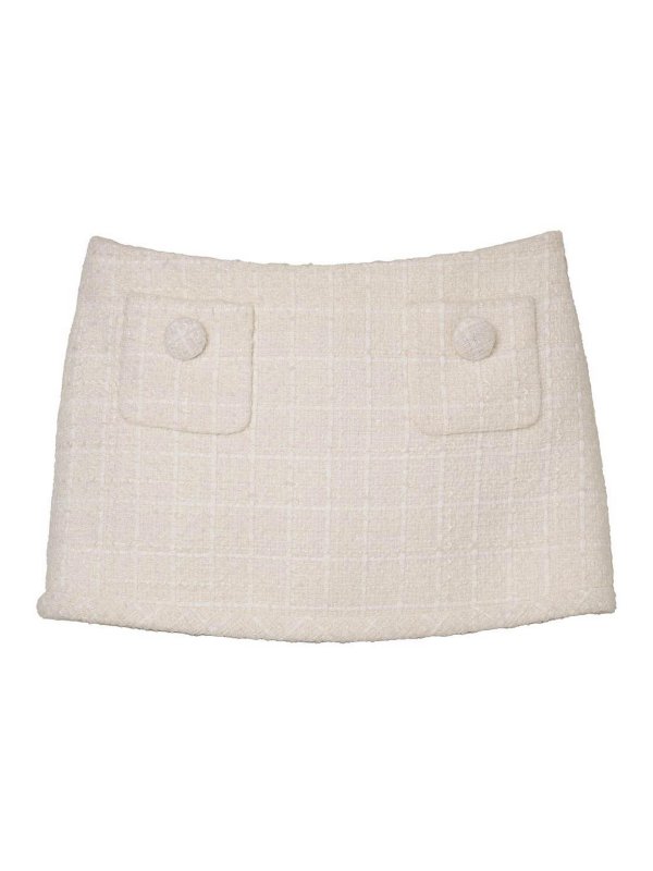 MARC JACOBS: Knee length skirts & Midi - Tweed Mini Skirt