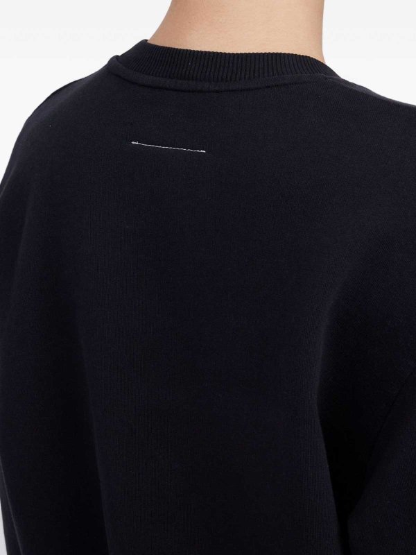 MM6 MAISON MARGIELA: Sweatshirts & Sweaters online - Printed Cotton Sweatshirt
