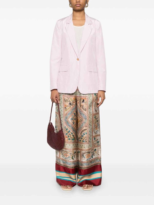 The Best Shops PIERRE-LOUIS MASCIA: casual trousers - Printed Silk Trouser
