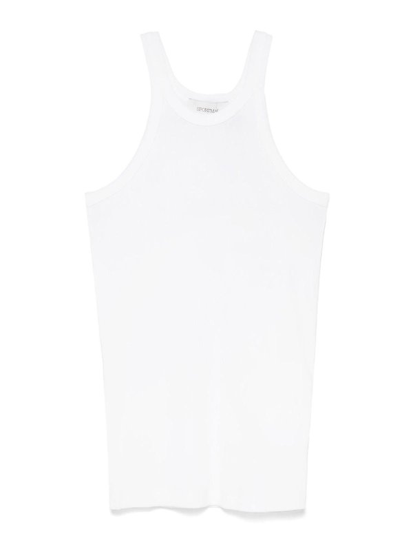 SPORTMAX: Tops & Tank tops - Cotton Tank Top