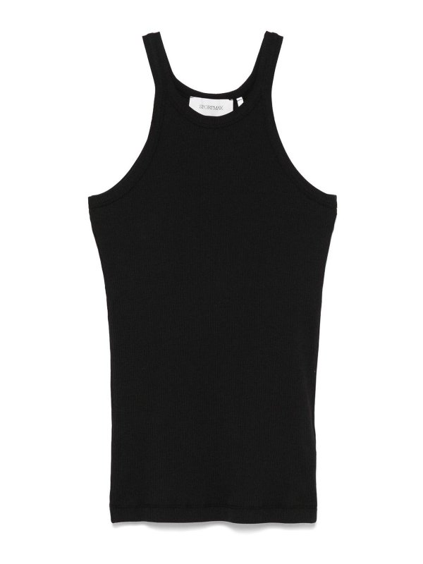 SPORTMAX: Tops & Tank tops - Cotton Tank Top