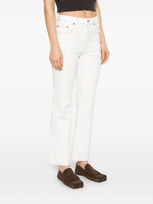 TORY BURCH: bootcut jeans online - Flared Leg Denim Jeans