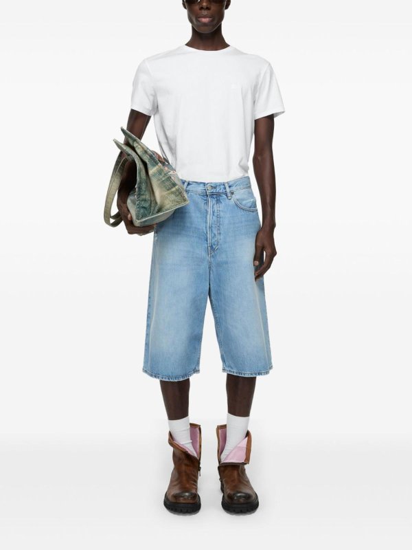Acne Studios: Camisetas online - Camiseta - Blanco