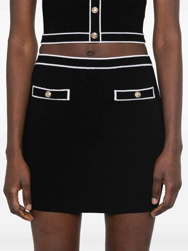 ALICE+OLIVIA: Knee length skirts & Midi online - Cotton Mini Skirt