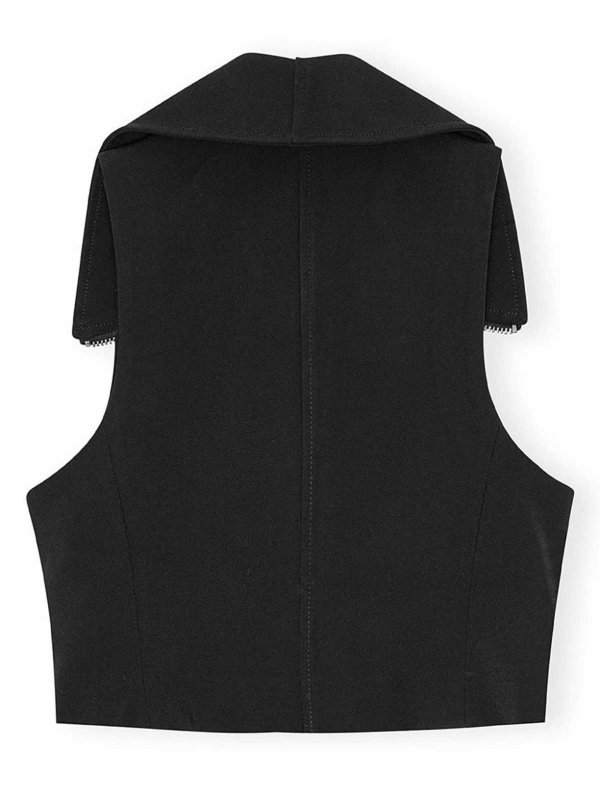 The Best Shops GANNI: vests - Zipped Vest
