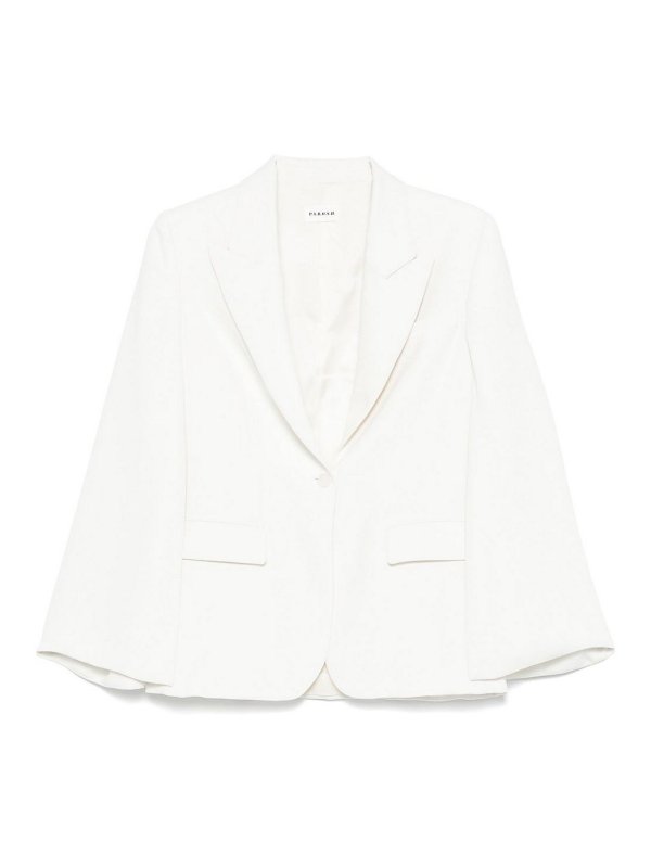 P.A.R.O.S.H.: Vestes casuals - Veste Casual - Crème