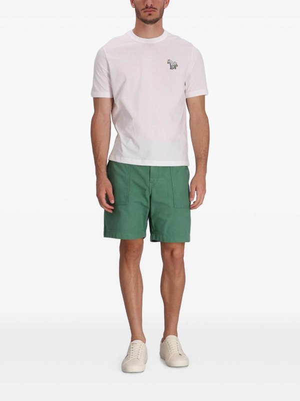 T-shirt in cotone con logo zebra shop online: PS BY PAUL SMITH