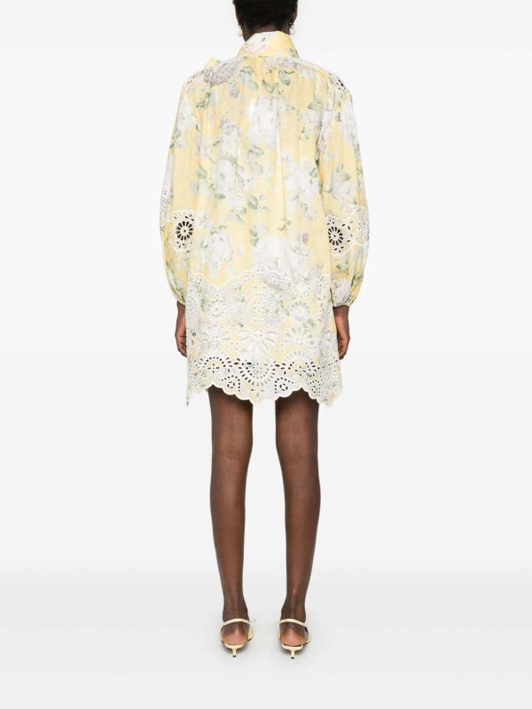 ZIMMERMANN: ショートドレス online - ショートドレス - イエロー