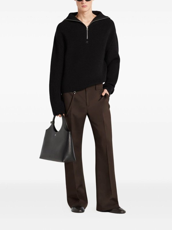 The Best Shops Courreges: Cardigan - Noir