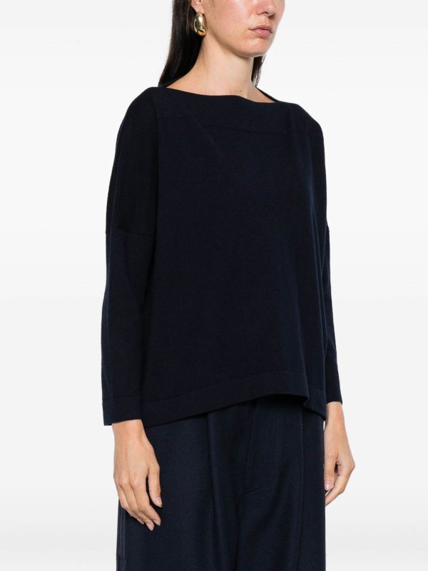 The Best Shops DANIELA GREGIS: crew necks - Wool Boat-Neck Sweater