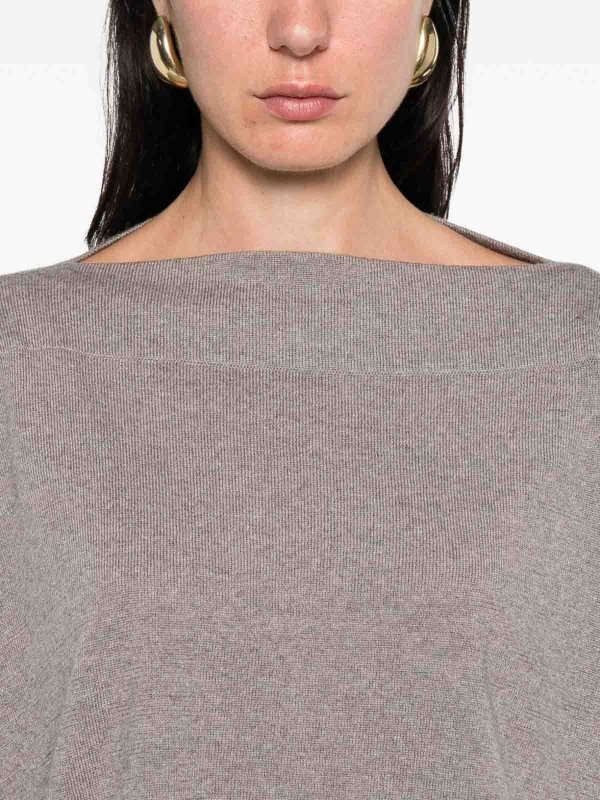 Wool Boat-Neck Sweater shop online: DANIELA GREGIS