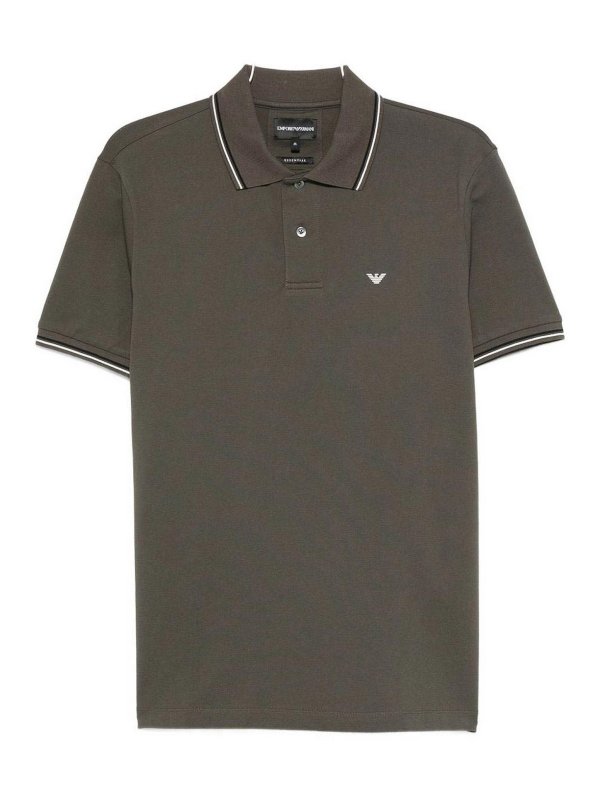 EMPORIO ARMANI: polo shirts - Cotton Polo Shirt
