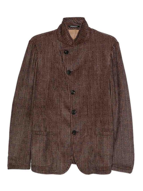 EMPORIO ARMANI: Chaquetas casual - Chaqueta Casual - Marrón