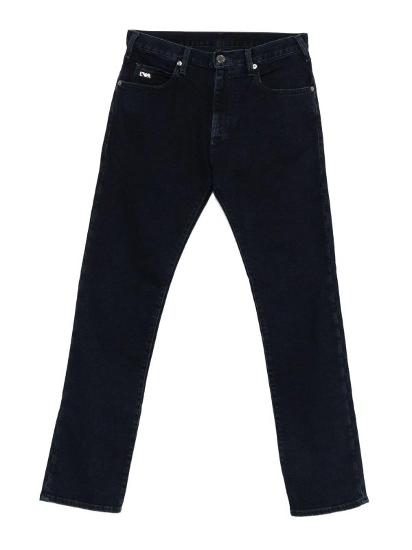 EMPORIO ARMANI: bootcut jeans - Denim Cotton Jeans
