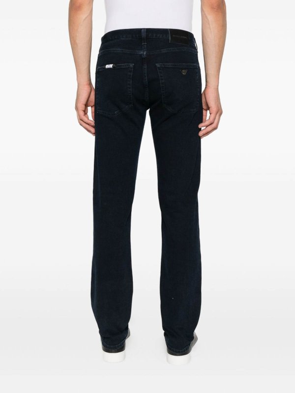 EMPORIO ARMANI: bootcut jeans online - Denim Cotton Jeans