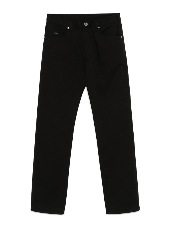 EMPORIO ARMANI: ブーツカットジーンズ - ブーツカットジーンズ - 黒