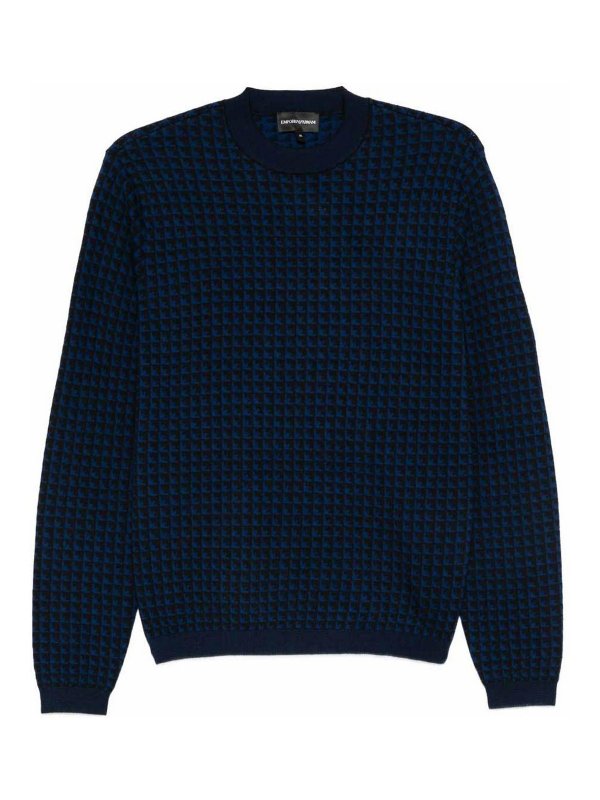EMPORIO ARMANI: maglia collo rotondo - Jumper Crewneck in lana
