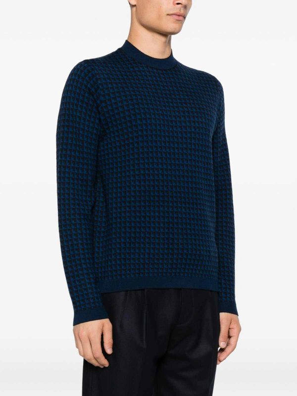 EMPORIO ARMANI: maglia collo rotondo online - Jumper Crewneck in lana