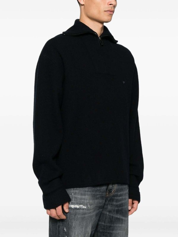 The Best Shops EMPORIO ARMANI: Turtlenecks & Polo necks - Wool Turtle-Neck Jumper