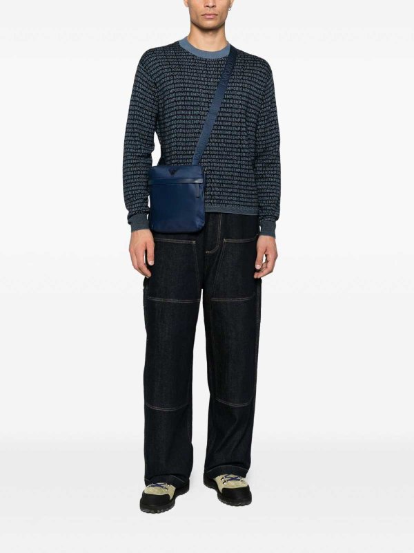 EMPORIO ARMANI: maglia collo rotondo online - Jumper Crewneck in lana