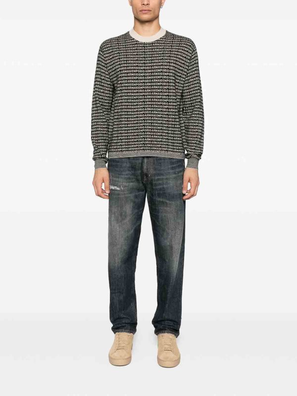 EMPORIO ARMANI buy online クルーネック - 黒