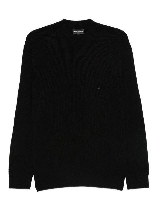 EMPORIO ARMANI: crew necks - Wool Crewneck Jumper
