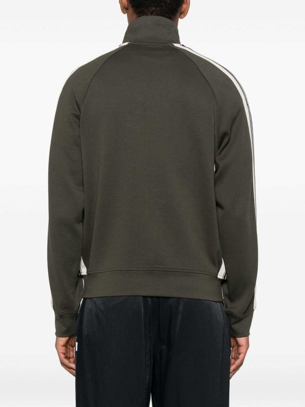 EMPORIO ARMANI: Sweatshirts & Sweaters online - Logo Cotton Zipped Sweatshirt