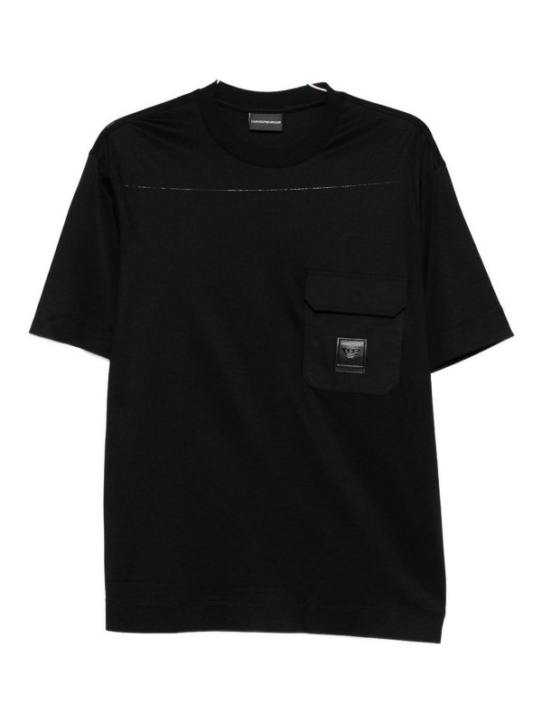 EMPORIO ARMANI: Camisetas - Camiseta - Negro