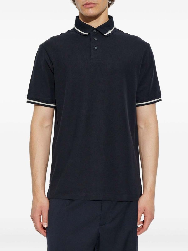 The Best Shops EMPORIO ARMANI: polo shirts - Cotton Polo Shirt