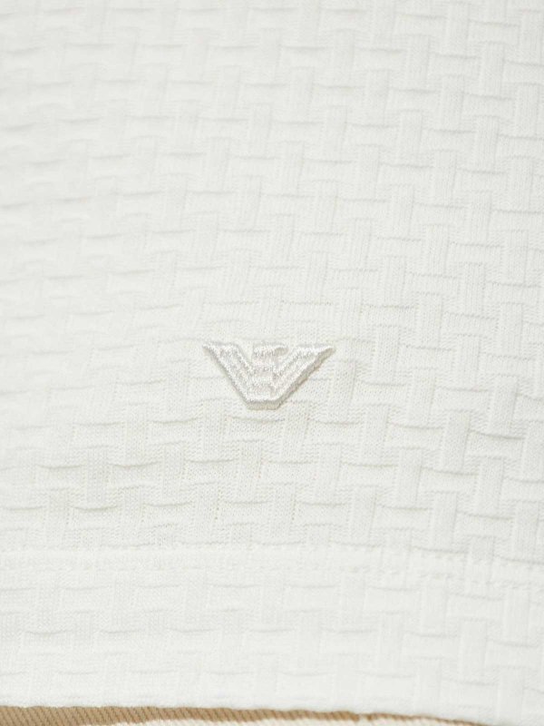 Printed Cotton Polo Shirt shop online: EMPORIO ARMANI