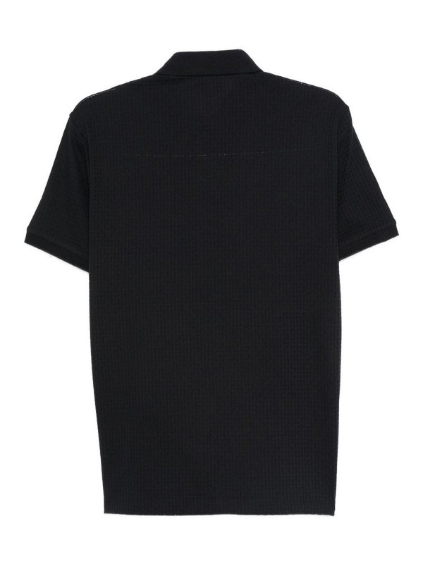 EMPORIO ARMANI: polo shirts online - Printed Cotton Polo Shirt