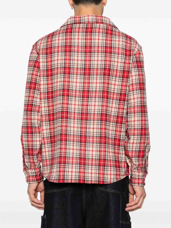 The Best Shops EMPORIO ARMANI: shirts - Wool Checked Shirt
