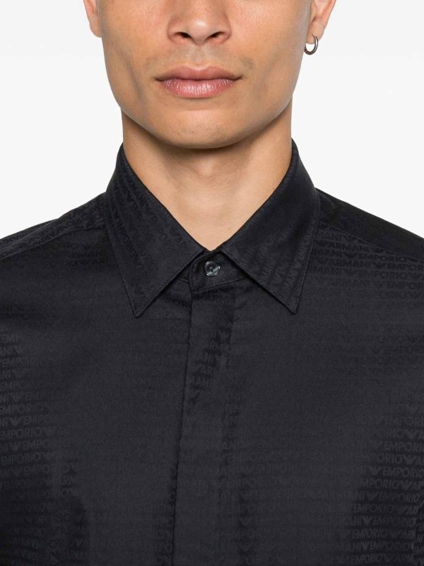 EMPORIO ARMANI: shirts online - Cotton Shirt