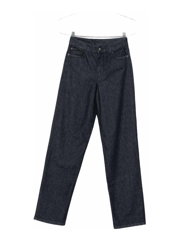 EMPORIO ARMANI: bootcut jeans - Wide-Leg Denim Jeans
