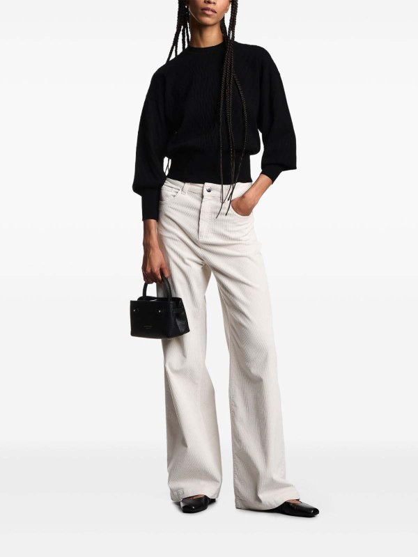 Wide-Leg Denim Jeans shop online: EMPORIO ARMANI