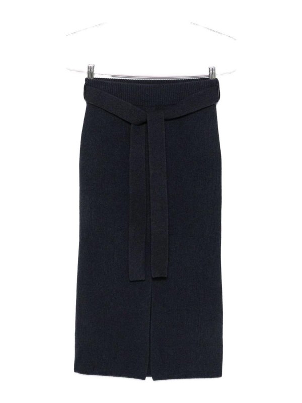 EMPORIO ARMANI: Knee length skirts & Midi - Wool Midi Skirt