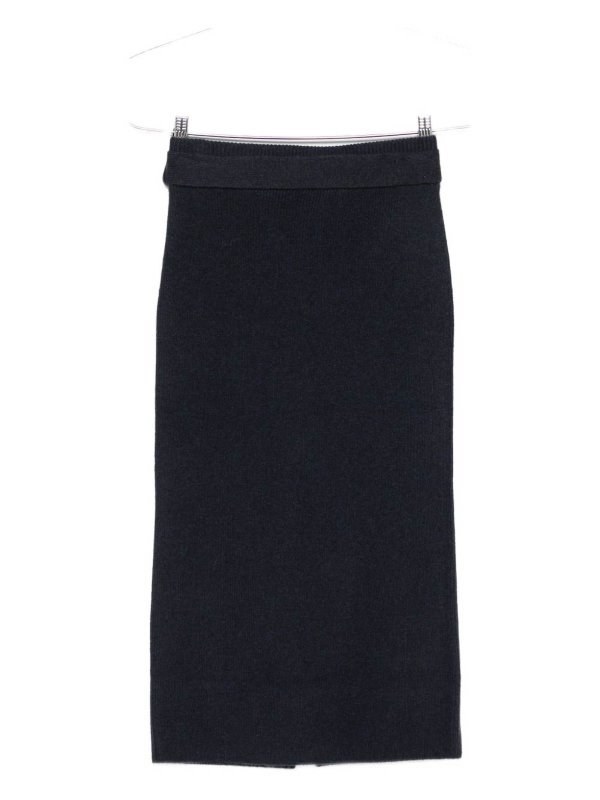 EMPORIO ARMANI: Knee length skirts & Midi online - Wool Midi Skirt