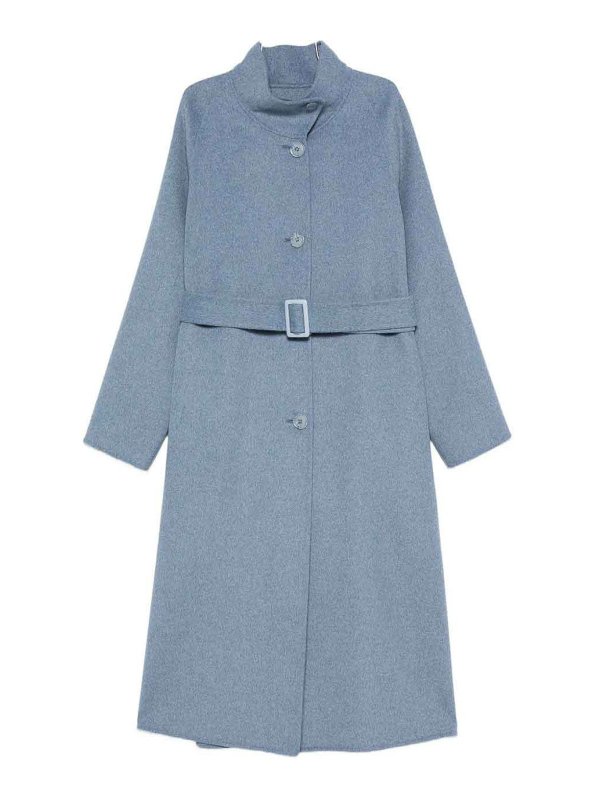 EMPORIO ARMANI: Kurze Mäntel - Kurzer Mantel - Blau