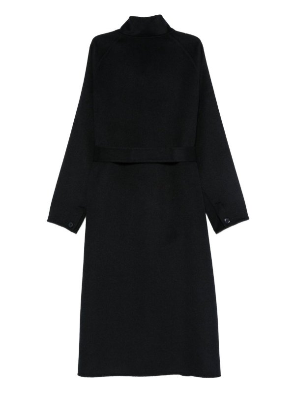 EMPORIO ARMANI: short coats online - Wool Blend Coat