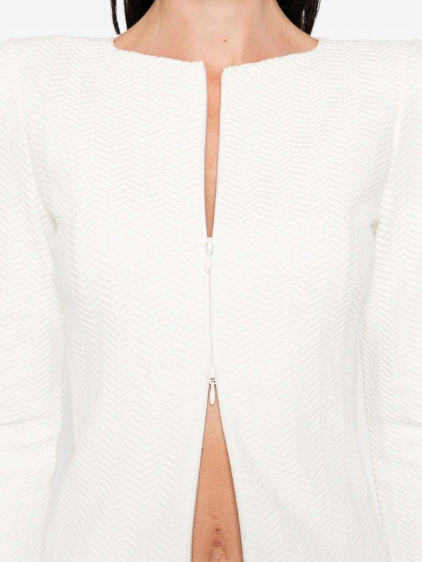 EMPORIO ARMANI: casual jackets online - Cotton Blend Blazer Jacket