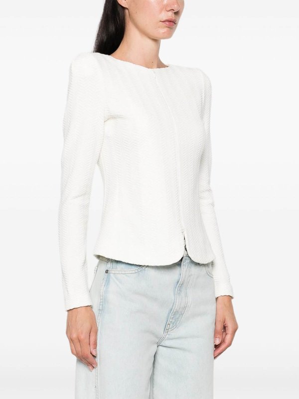 Cotton Blend Blazer Jacket shop online: EMPORIO ARMANI
