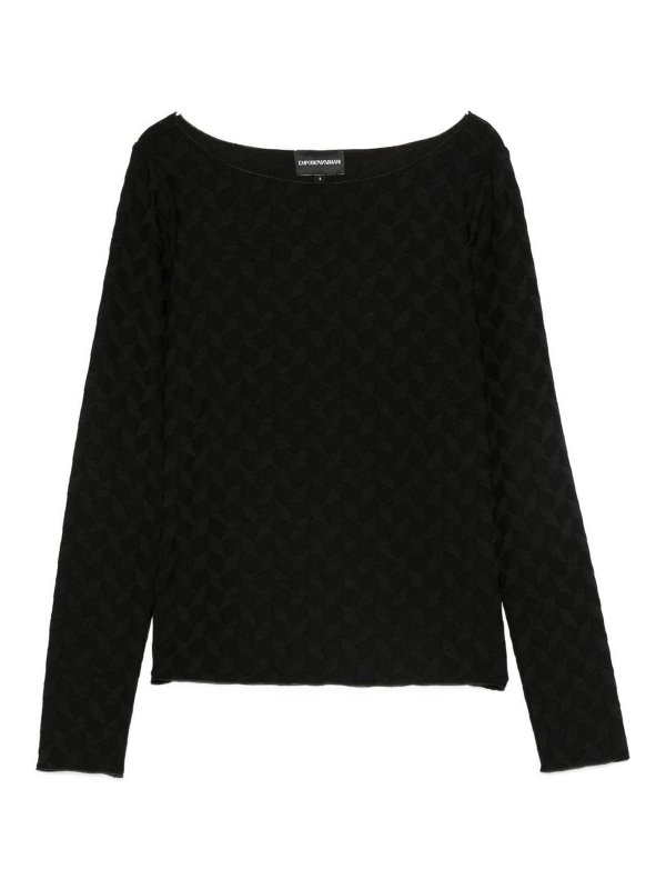 EMPORIO ARMANI: crew necks - Boat-Neck Jumper